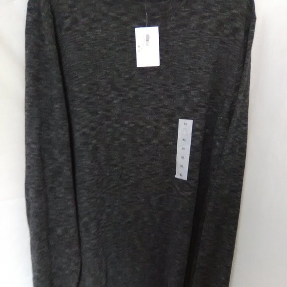 Old Navy Men's Long Sleeve  Crew Neck Sweater Color Black /Gray Size XL - Picture 4 of 5